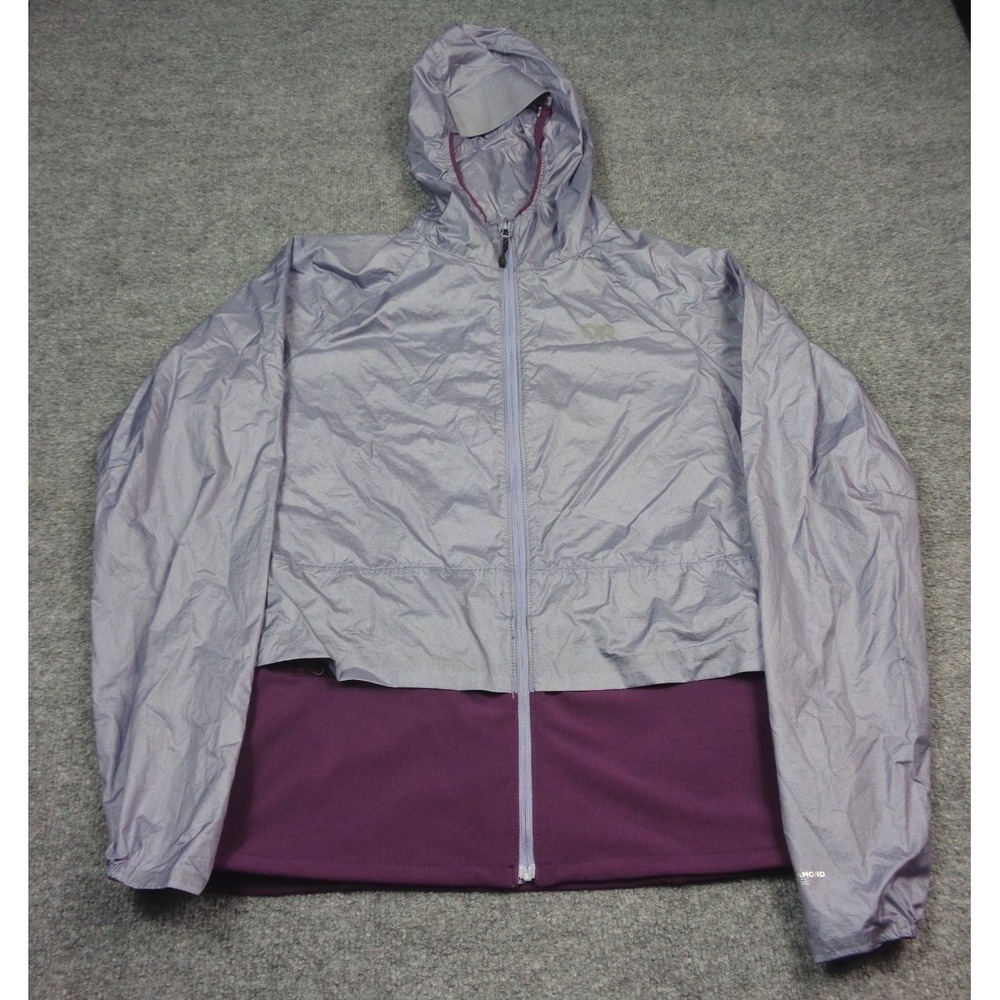 Outdoor‎ Research OR Helium Wind Hoodie Jacket Womens M Lightweight Waterproof